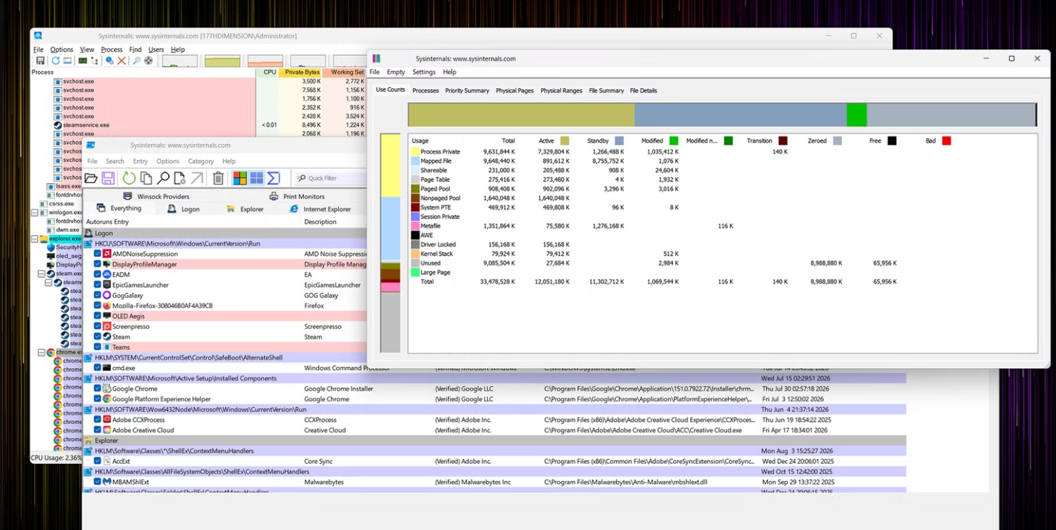 3 Tools Sysinternals dari Microsoft